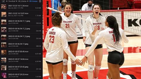 wisconsin volleyball team leaked images reddit